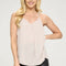 Solid V neck Racerback Top