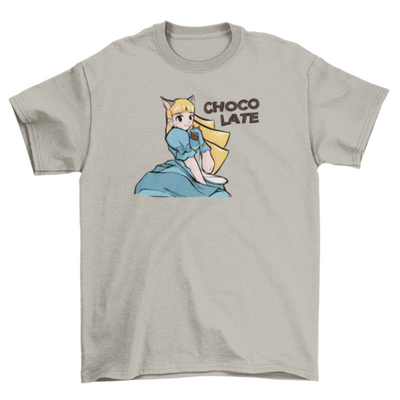 Cute manga Girl character t-shirt