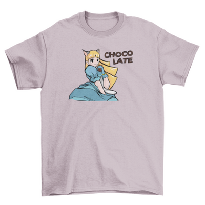 Cute manga Girl character t-shirt