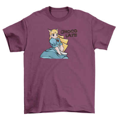 Cute manga Girl character t-shirt