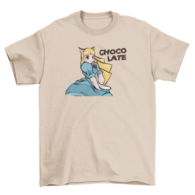 Cute manga Girl character t-shirt